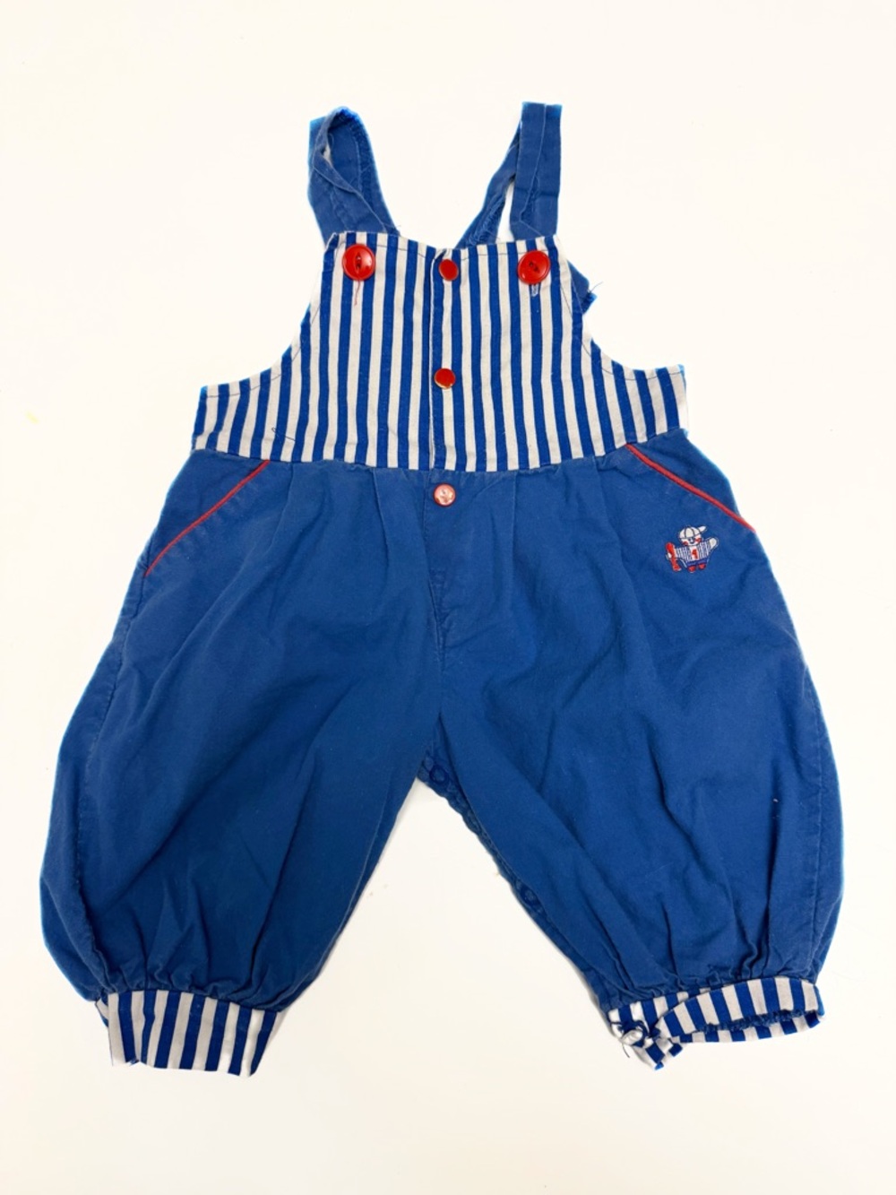 Vintage 90’s Baseball Baby Overalls